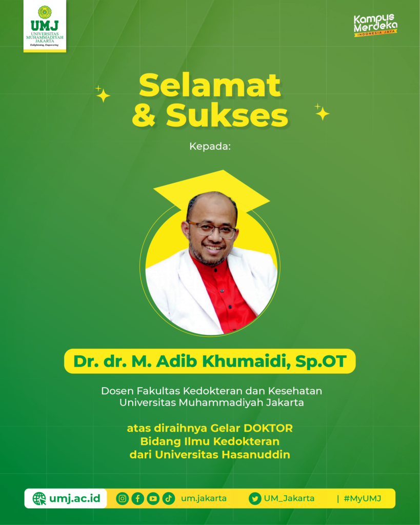 Dr. dr. M. Adib Khumaidi, Sp.OT
