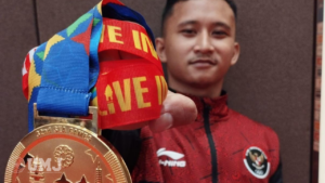 Yazid Hanif Kurniawan mahasiswa FIP UMJ sekaligus Atlet Indonesia dengan segudang prestasi