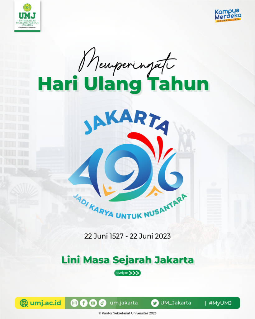 Memperingati Hari Ulang Tahun Jakarta Ke 496