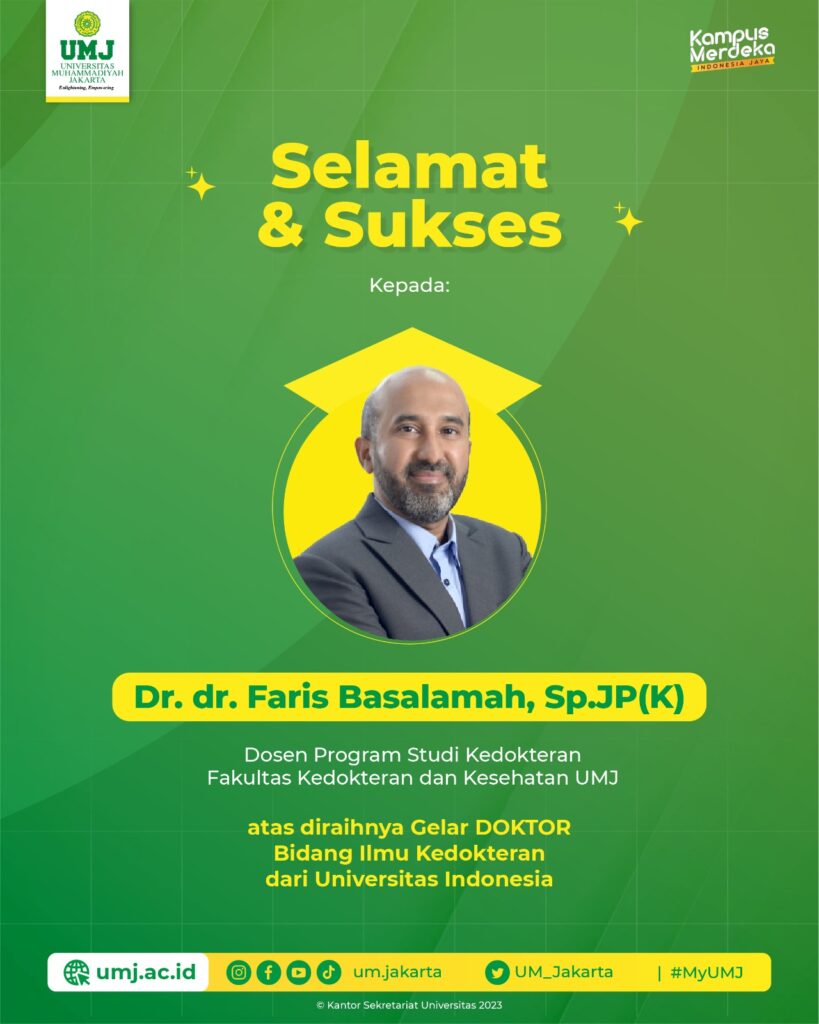 Dr. dr. Faris Basalamah, Sp.JP(K) FKK UMJ