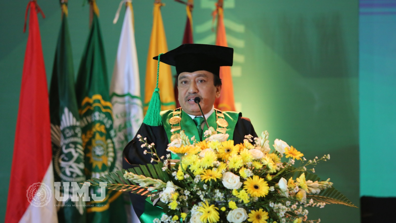 Rektor Dr Ma'mun murod Wisuda UMJ 2023