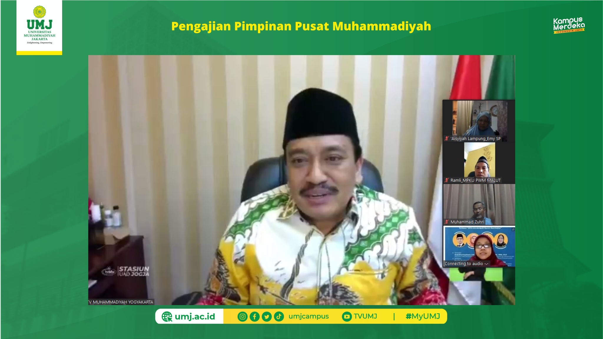 Rektor UMJ hadiri Pengajian PP Muhammadiyah