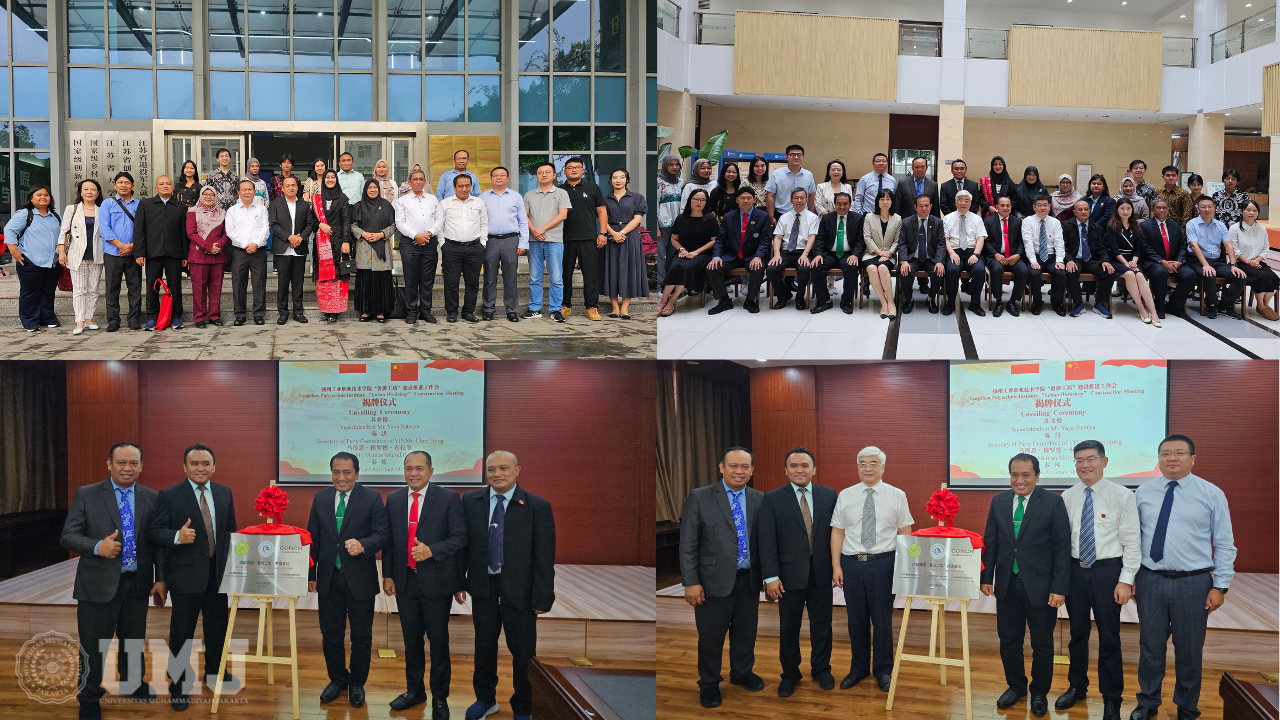 UMJ Perkuat Kerjasama dengan Yangzhou Polytechnic Institute (YPI) - China