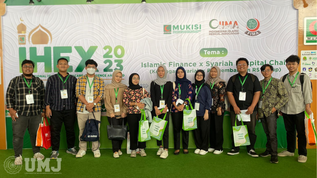 Mahasiswa FKM UMJ Jadi Delegasi 5th IHEX International Islamic Healthcare Conference 2023