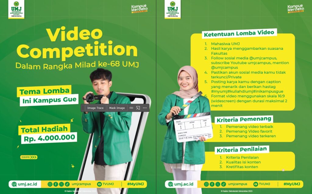 Video Competition Dalam Rangka Milad Ke-68 UMJ