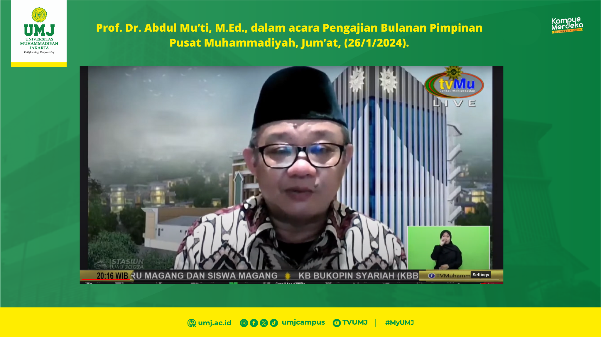 Abdul Mu’ti Tekankan Tiga Sikap Muhammadiyah Dalam Menghadapi Pemilu 2024