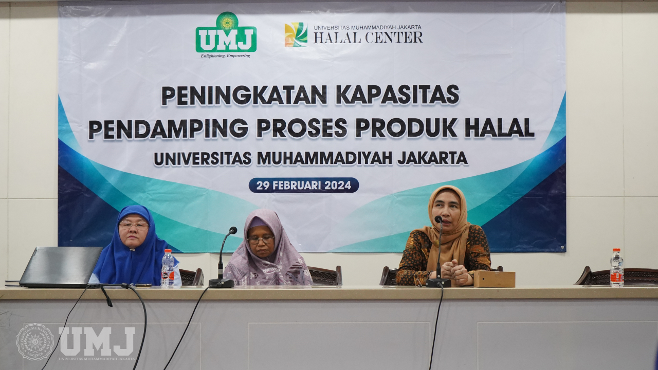 Halal Center UMJ Tingkatkan Kapasitas Pendamping Proses Produk Halal