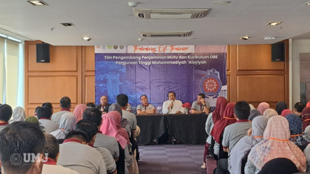 ToT (Training of Trainer) Tim Pengembangan Penjaminan Mutu dan Kurikulum OBE (Outcome Based Education) Perguruan Tinggi Muhammadiyah Aisyiyah (PTMA)