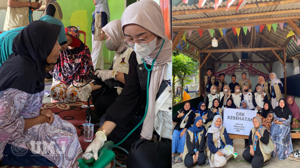 Cek kesehatan gratis dilakukan bagi lansia dan dewasa ini mengusung tema Mitigasi Penyakit Sejak Dini. Fasilitas pemeriksaan kesehatan ini diharapkan dapat membantu pencegahan dan deteksi dini penyakit.