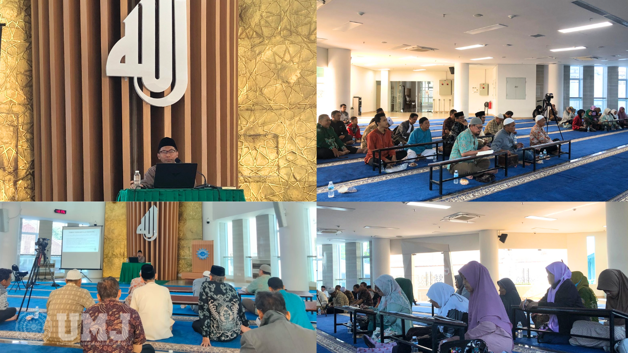 Dr. Syaiful Bahri. Lc. MA., dalam acara kajian rutin Ahad Tabligh PP Muhammadiyah, di Masjid At-Tanwir PP Muhammadiyah Kantor Jakarta, Minggu, (6/8/23)