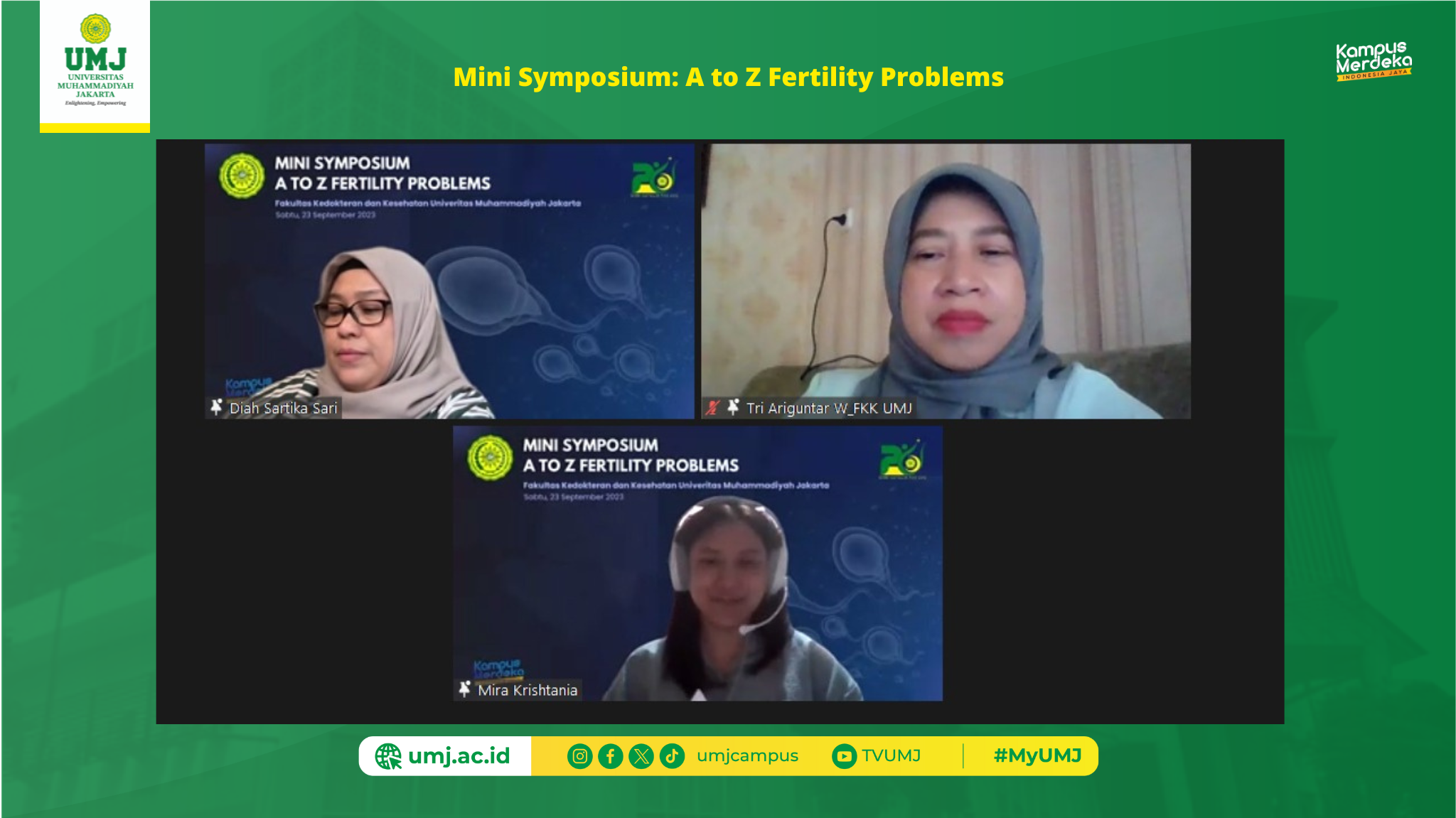Masalah Fertilitas Jadi Bahasan Mini Symposium FKK UMJ