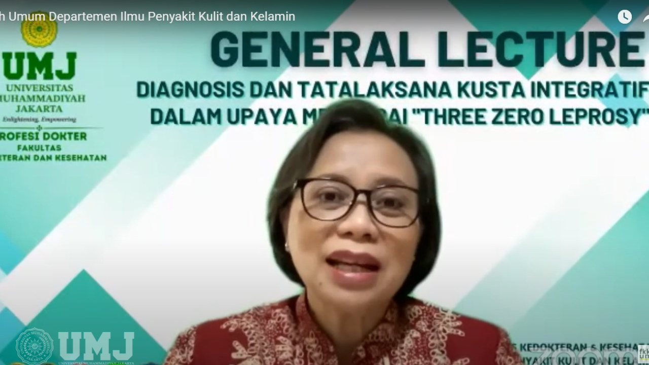 FKK UMJ Edukasi Penyakit Kusta Dalam Kuliah Umum