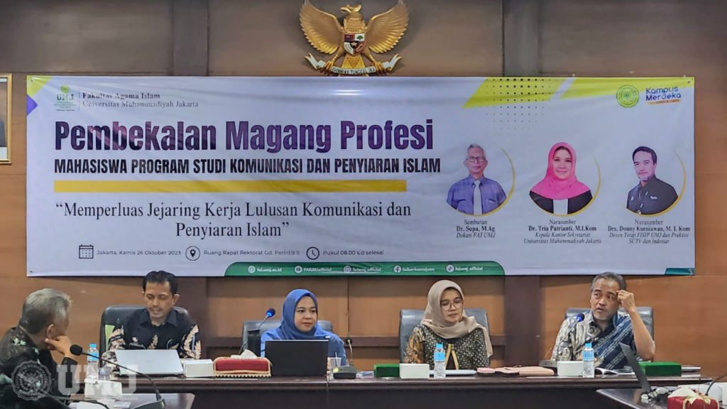 Prodi KPI UMJ Adakan Pembekalan Magang Profesi Mahasiswa