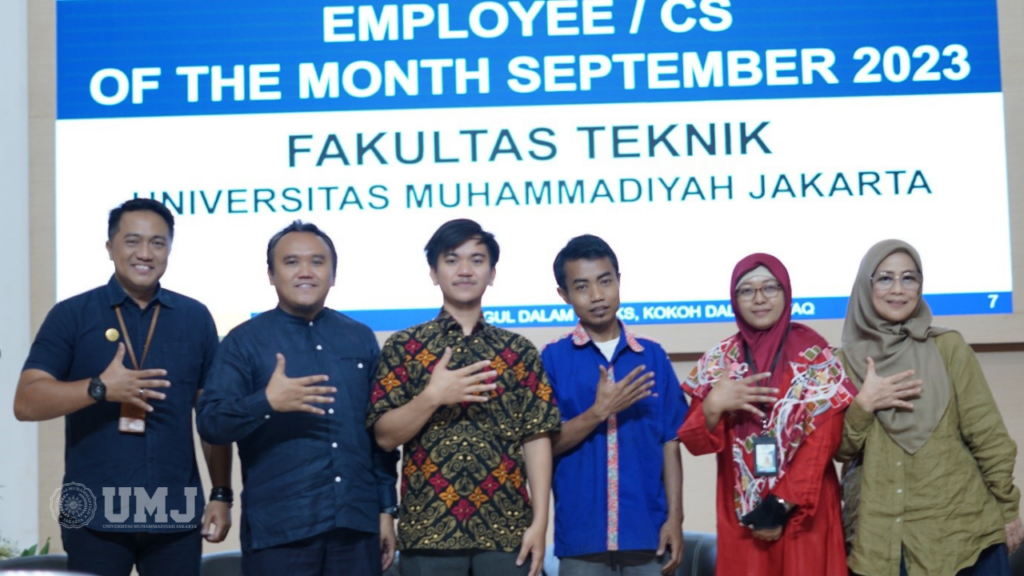 FT UMJ Anugerahi Staf dan Cleaning Service of The Month