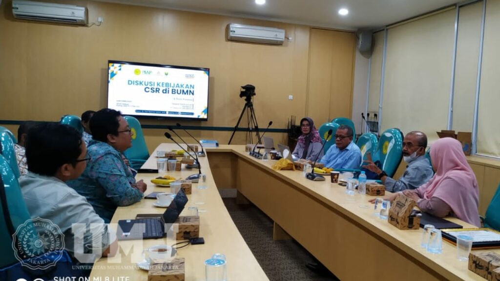PKKP UMJ Bersama Lembaga Spectrum CSR dan BUMN Saat Diskusi Kebijakan CSR