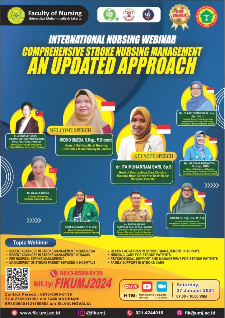 International Nursing Webinar : Comprehensive Stroke Nursing Management-An Update Apporach