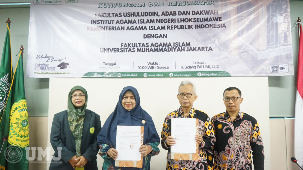 FAI UMJ Tandatangani MoA dengan IAIN Lhokseumawe