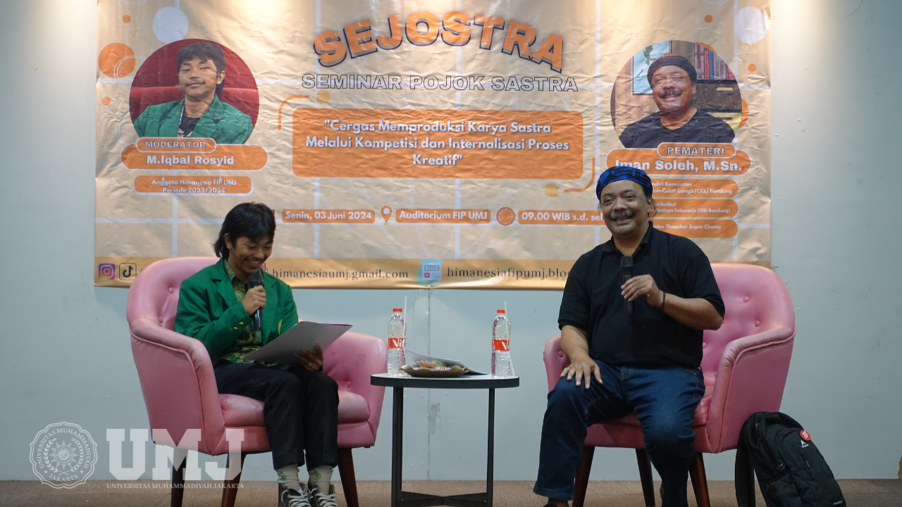 HIMANESIA FIP UMJ Pantik Kreativitas Mahasiswa Lewat Sastra