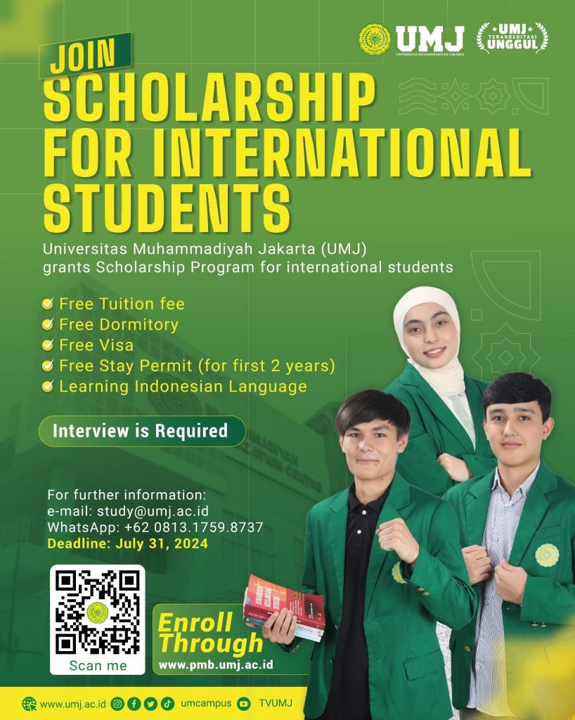 UMJ Scholarship for International Students