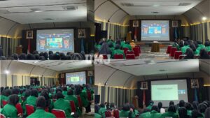 Seminar Internasional Keperawatan bertajuk “Strategi Pemuda Menuju Generasi Emas” di Aula Rufaidah FIK UMJ, Sabtu (27/7/2024). (Foto: KSU/Fazri Maulana)