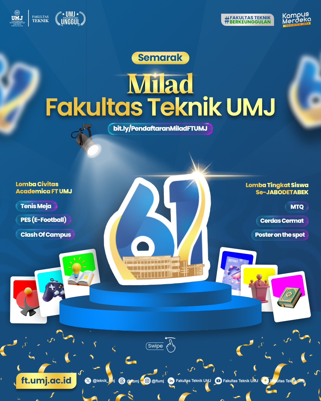 POSTER-MILAD FT UMJ 61 Tahun