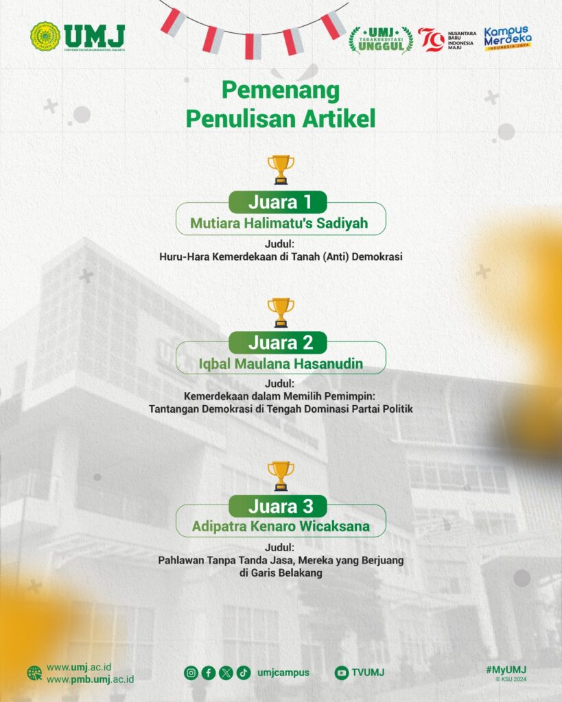 Pemenang Penulisan Artikel