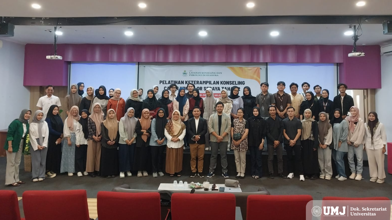 UPT LKPM UMJ Dorong Mahasiswa Jadi Konselor Sebaya