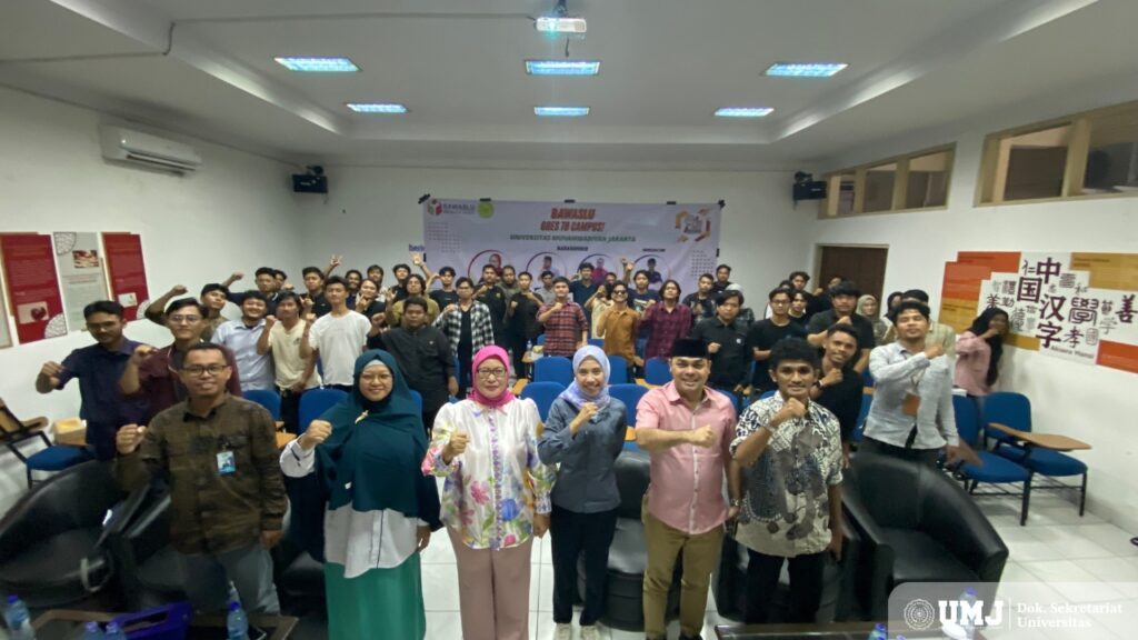50 Mahasiswa FT UMJ Ikuti Acara BAWASLU Goes to Campus