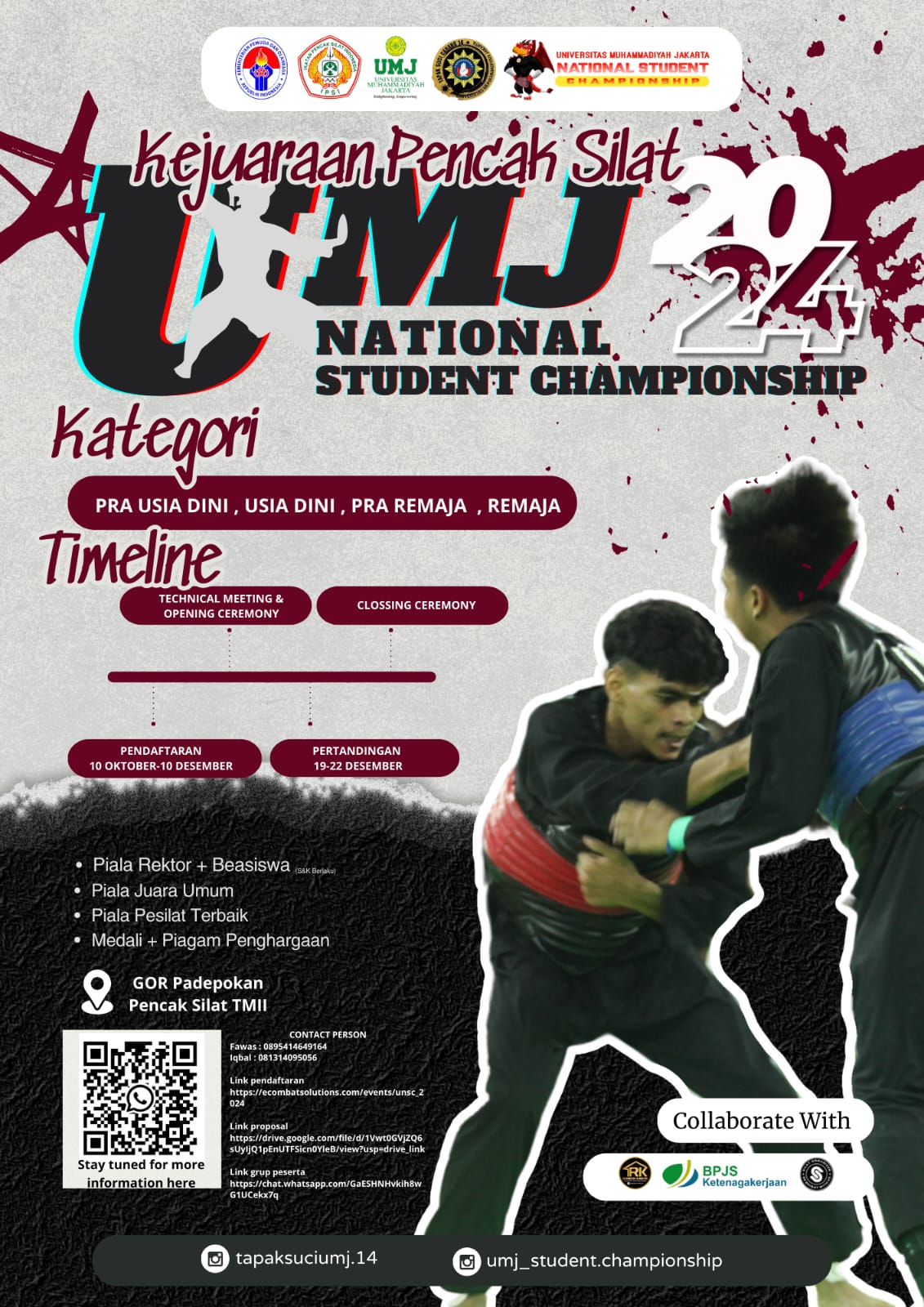 Kejuaraan Pencak Silat UMJ National Student Championship 2024