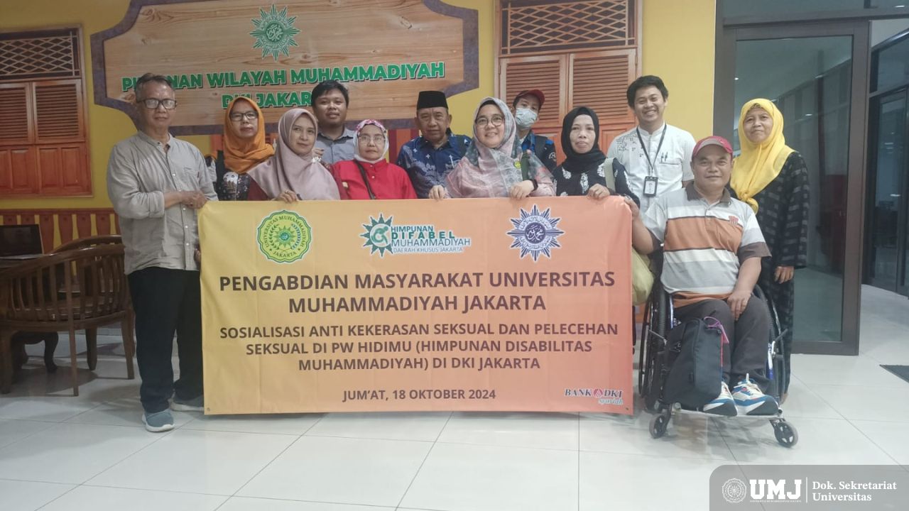 Sosialisasi anti kekerasan dan pelecehan seksual di lingungan PW HIDIMU Jakarta