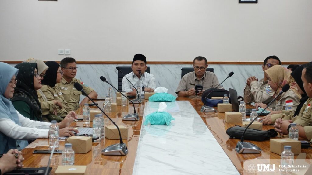 Wakil Rektor IV UMJ Terima Kunjungan Studi Banding UBP