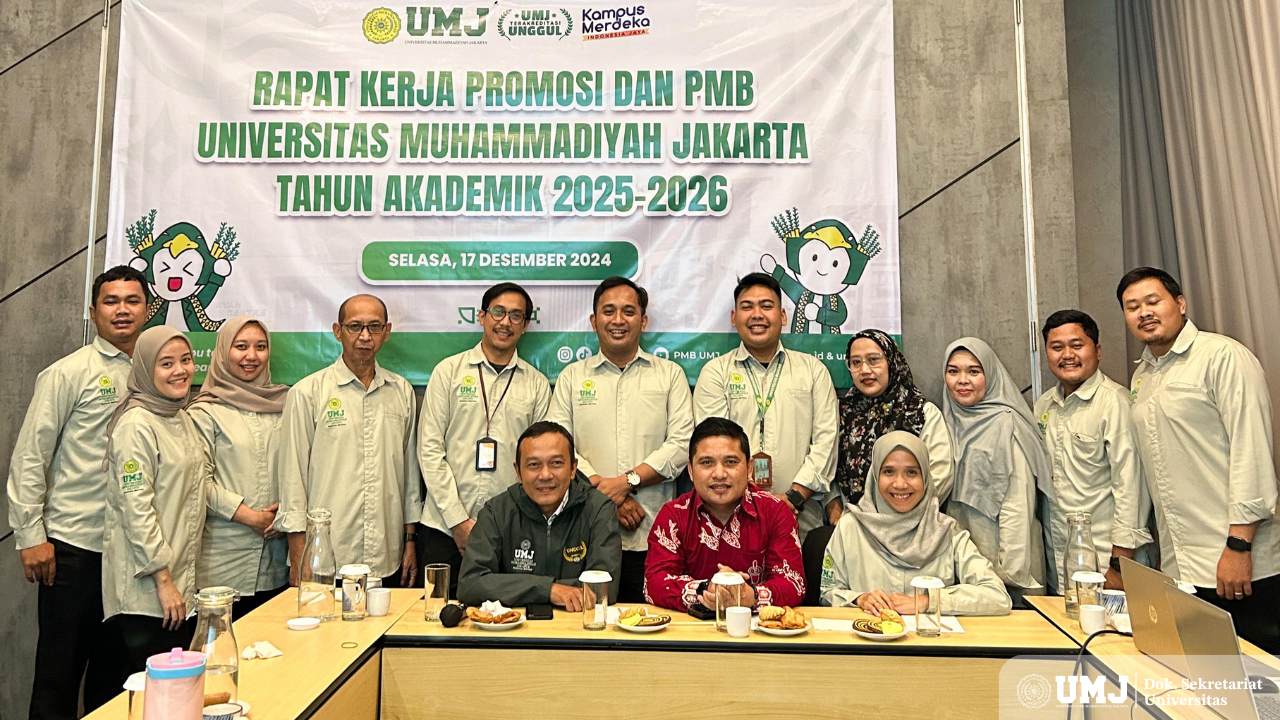 UPT Promosi dan PMB UMJ Adakan Rapat Kerja Rancang Strategi Penerimaan Mahasiswa Baru 20242025