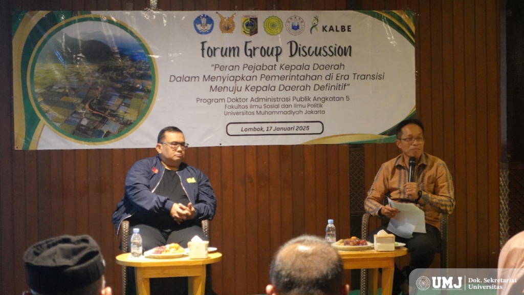 Mahasiswa UMJ Dialog Bersama PJ Bupati Lombok Timur, Siapkan Program Pengmas