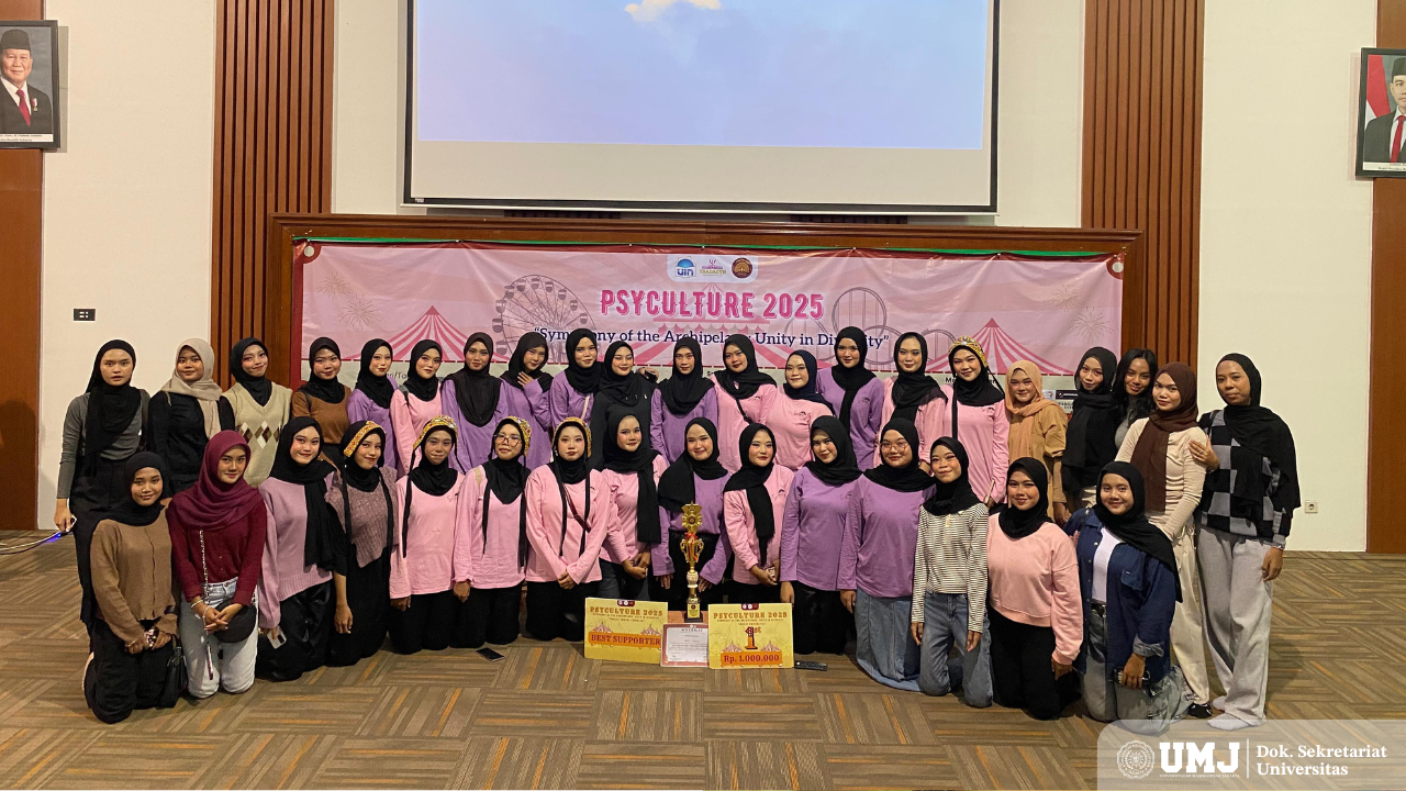 Tim Tari Saman SAFIMTA FISIP UMJ Juara di Psyculture UIN Jakarta