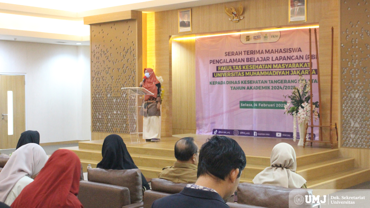 Dekan FKM UMJ Terjunkan 79 Mahasiswa ke Dinas Kesehatan Tangsel