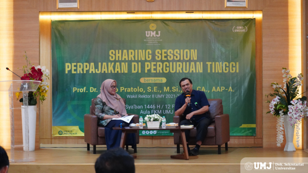 Pemahaman Perpajakan Perguruan Tinggi Diperkuat, UMJ Adakan Sharing Session Perpajakan