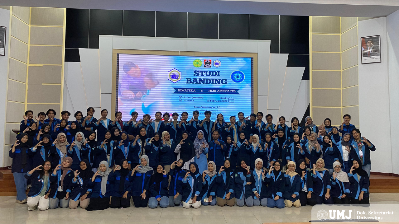 HIMATEKA FT UMJ Sambut Kunjungan Studi Banding dari HMK AMISCA ITB