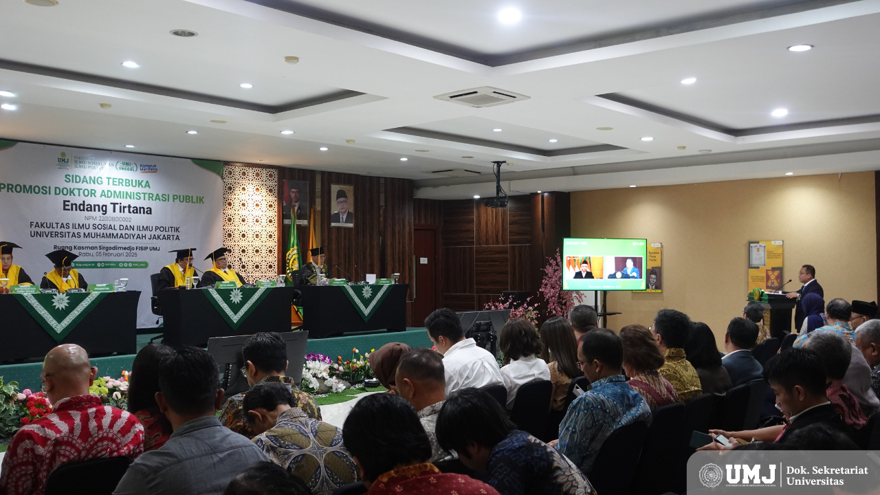 Program Doktor Administrasi Publik FISIP UMJ Adakan Sidang Terbuka Perdana 2