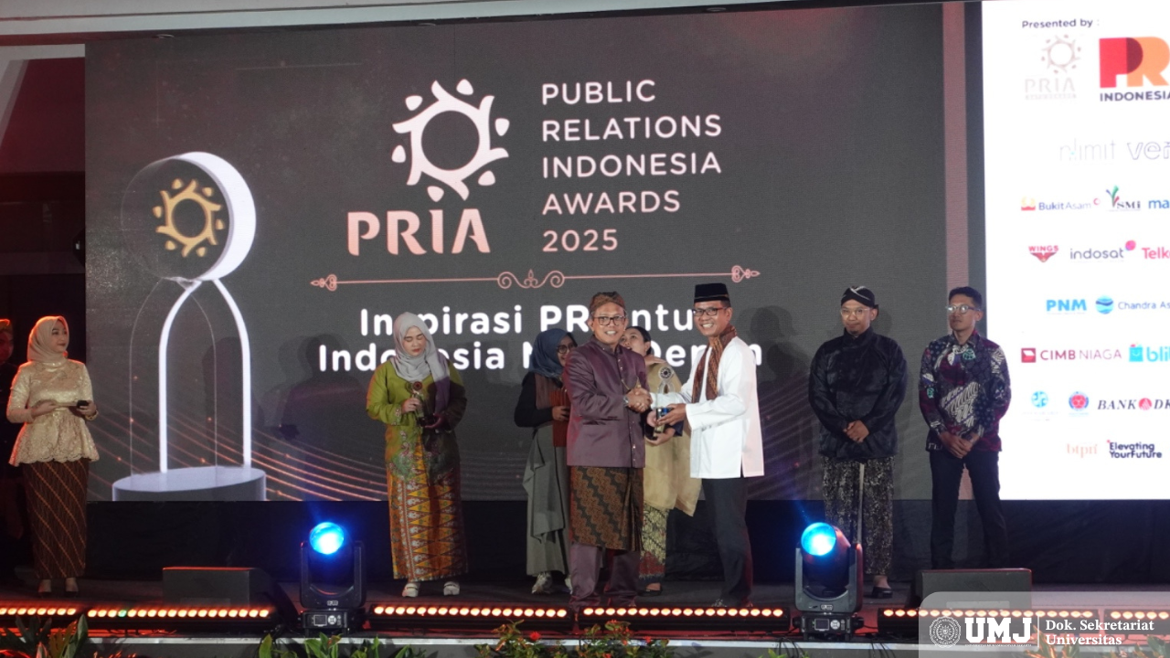 UMJ Raih Bronze Winner PR Indonesia Awards 2025 Kategori Kanal Digital