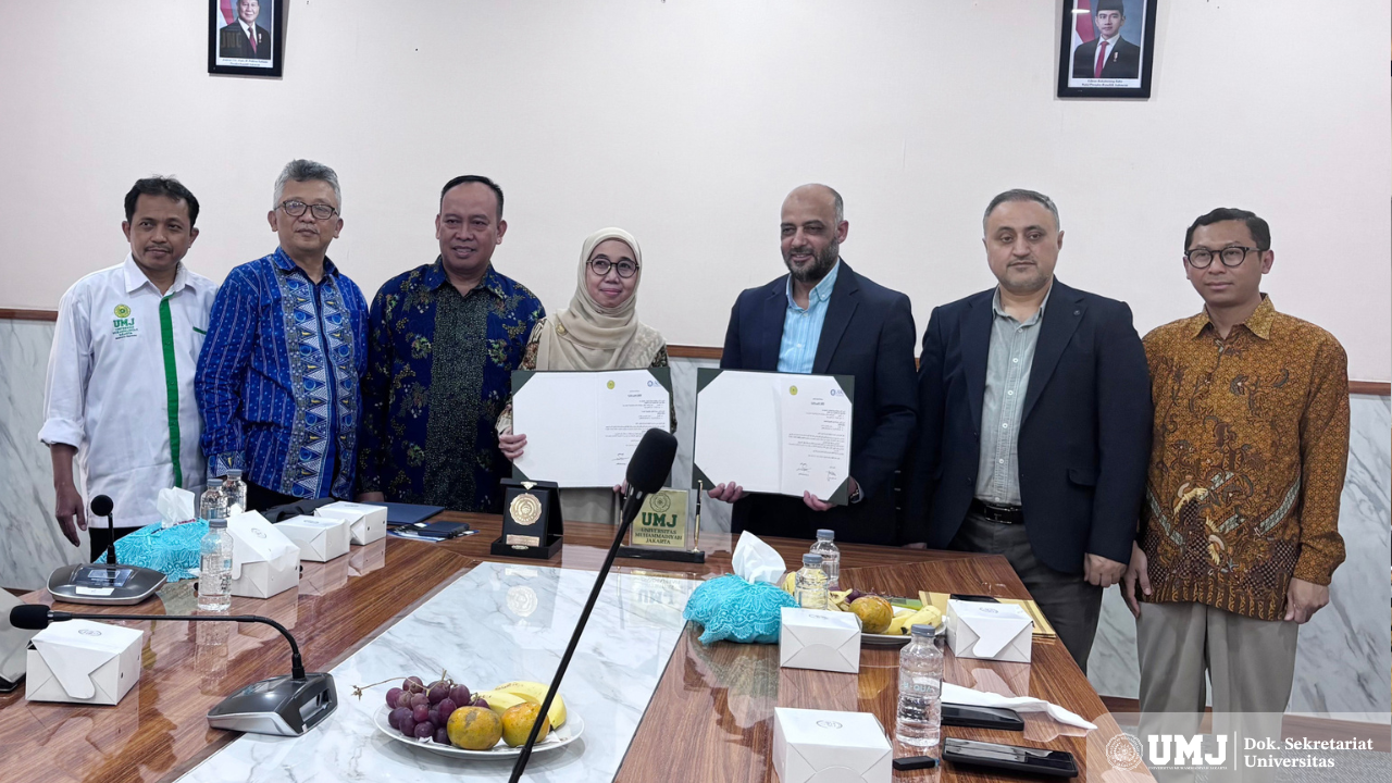 Wakil Rektor 2 UMJ Menerima Kunjungan dari Applied Science Private University Yordania