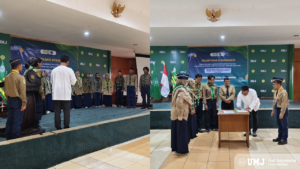 Wakil Rektor I UMJ resmi Kukuhan Kepengurusan Hizbul Wathan UMJ Periode 2025-2026