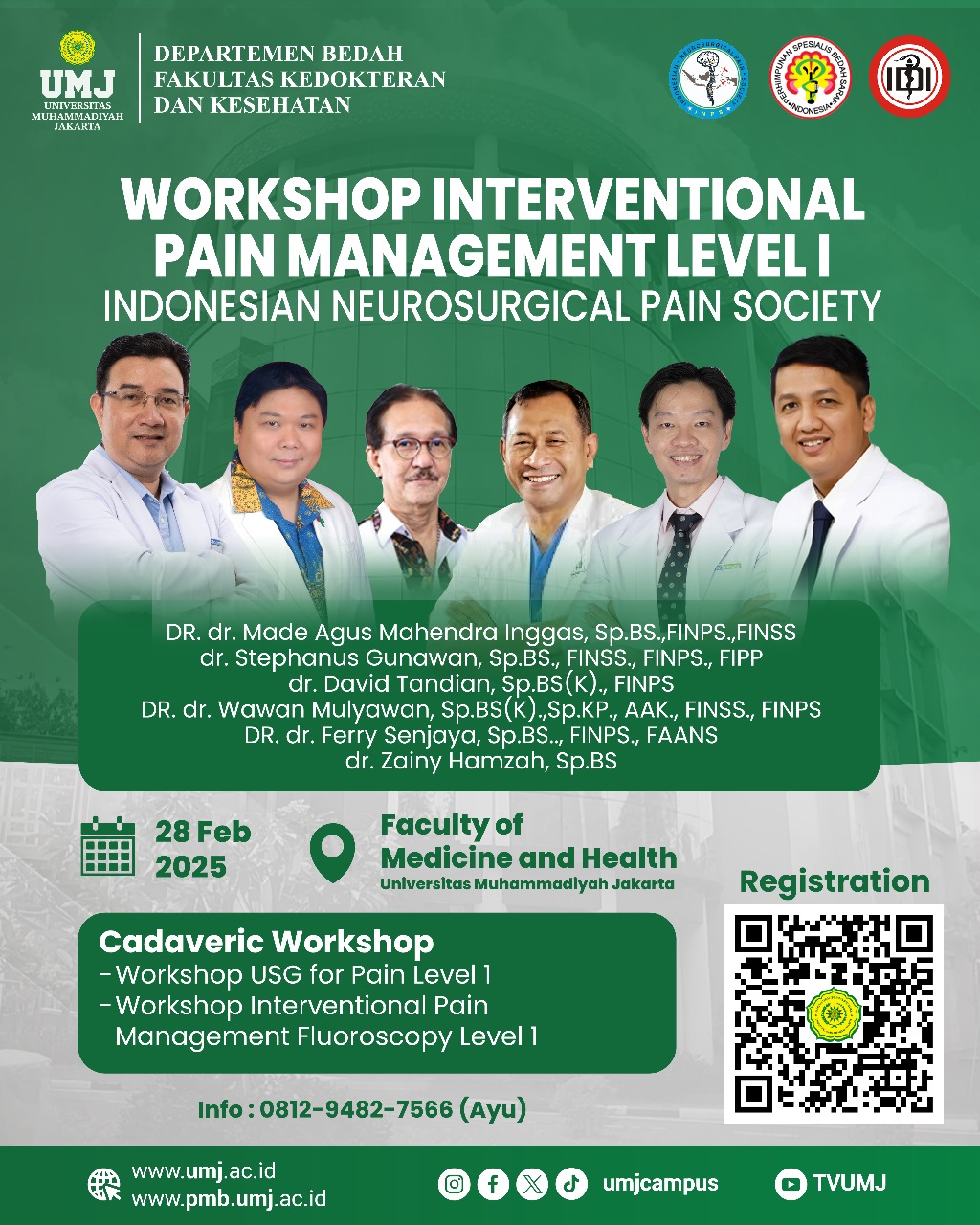 Workshop Interventional Pain Managemen Level 1