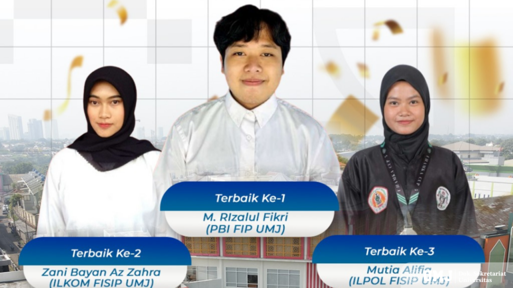 Pemenang Pemilihan Mahasiswa Berprestasi (Pilmapres) 2025 UMJ
