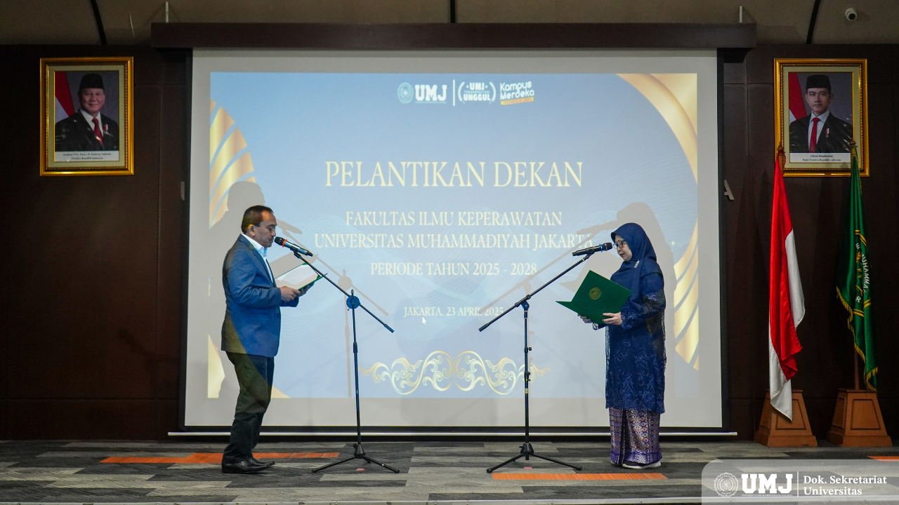 Rektor Lantik Dekan FIK UMJ Periode 2025 – 2028