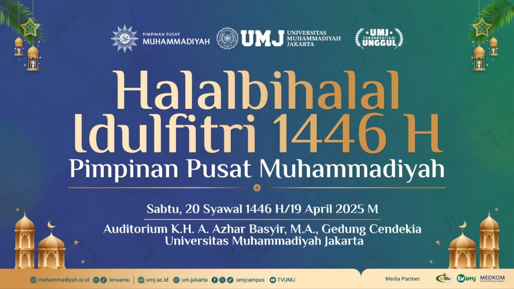 UMJ Jadi Tuan Rumah Halalbihalal PP Muhammadiyah 1446 H