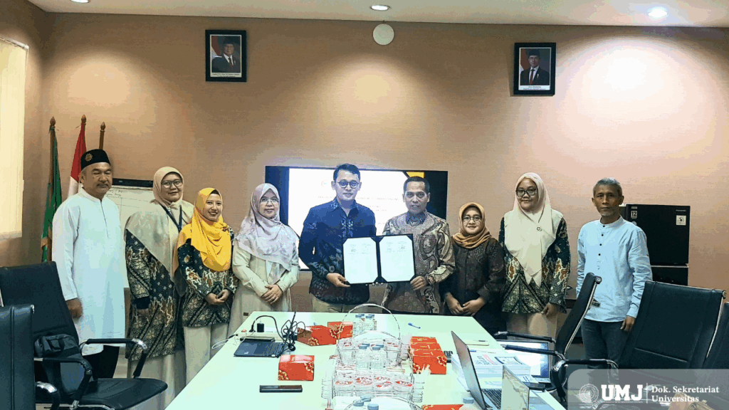 Program Studi S1 Akuntansi FEB UMJ resmi bekerja sama dengan Lembaga Sertifikasi Profesi (LSP) Teknisi Akuntansi. Jumat (23/05/2025) (Foto: KSU UMJ/Hana)