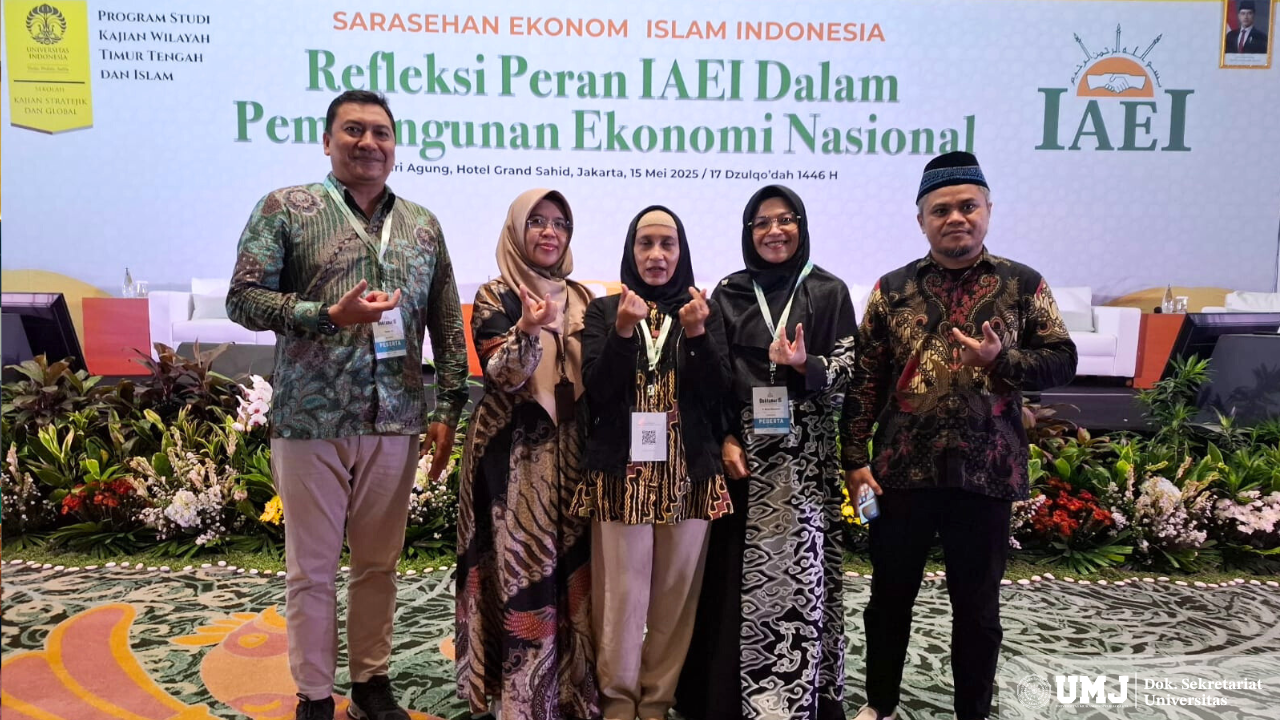 Dosen FEB UMJ Ikuti Muktamar ke-V IAEI Bahas Peran Ekonomi Islam