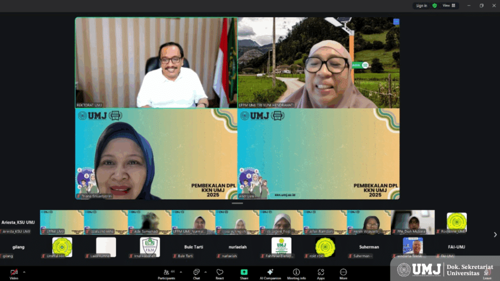 LPPM UMJ Siapkan Dosen Pembimbing Lapangan Hadapi KKN 2025
