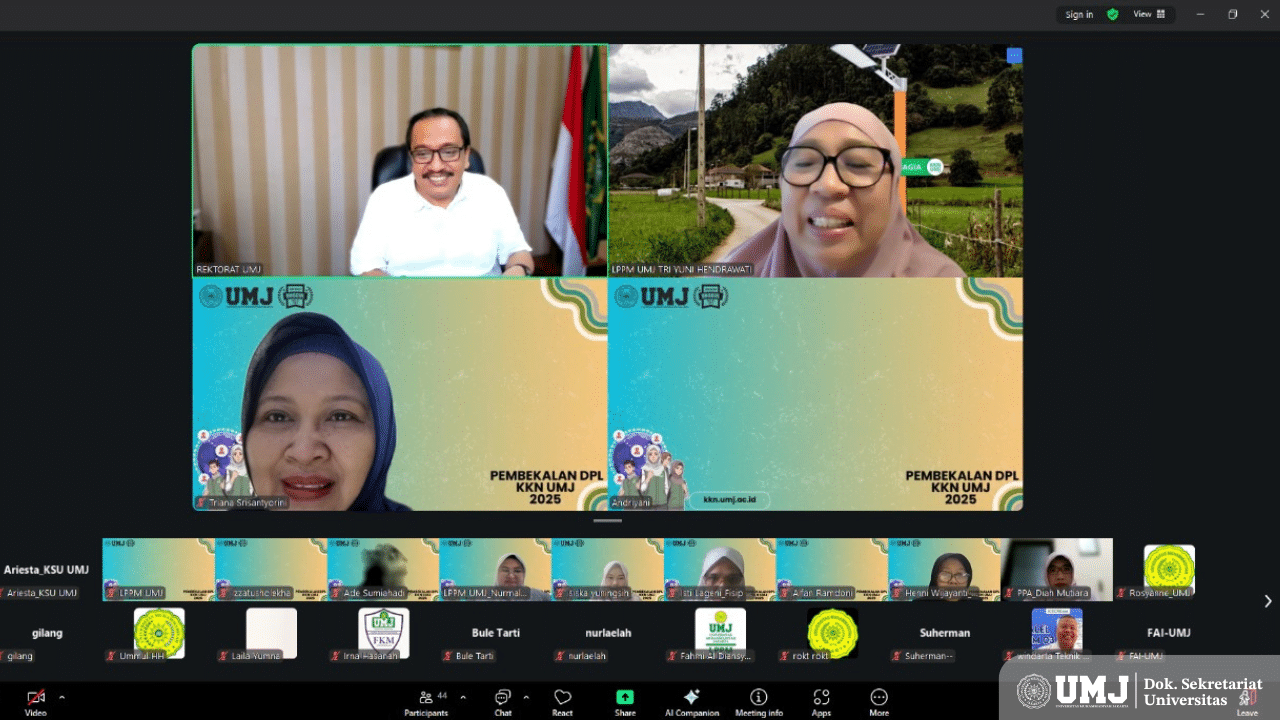 LPPM UMJ Siapkan Dosen Pembimbing Lapangan Hadapi KKN 2025