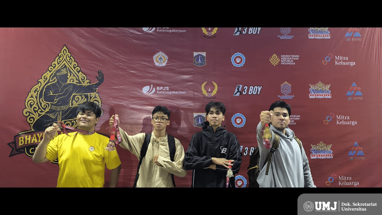 Empat Mahasiswa FT UMJ raih Empat Medali di Kejuaraan Tapak Suci